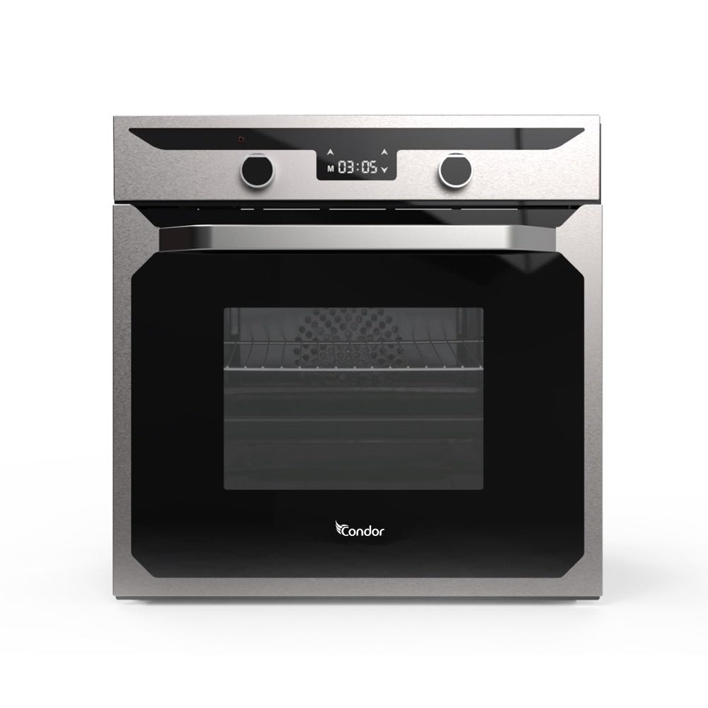 FOUR ENCASTRABLE CONDOR GAZ/ELEC RIMINA VENT INOX AFFICHER