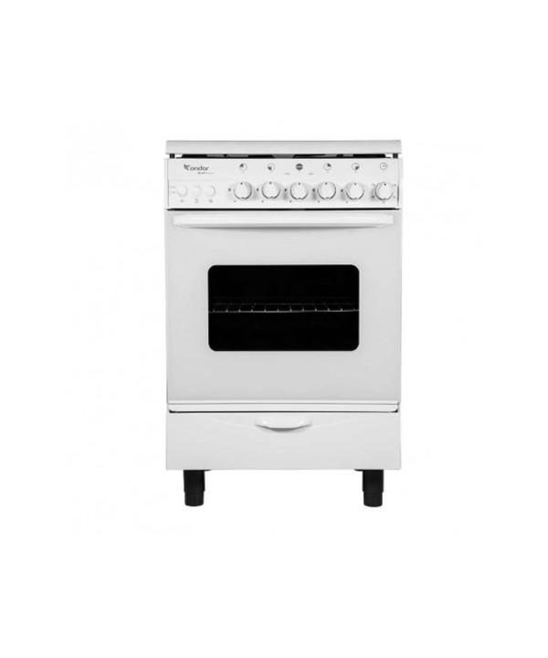 CUISINIERE CONDOR  4F 60CM SAPHIR BLANC